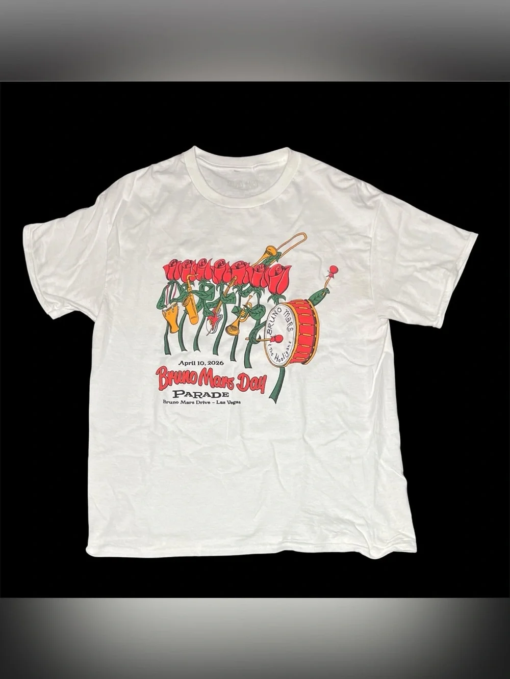 Women’s Sz L Bruno Mars Day Parade T shirt - Picture 3 of 6